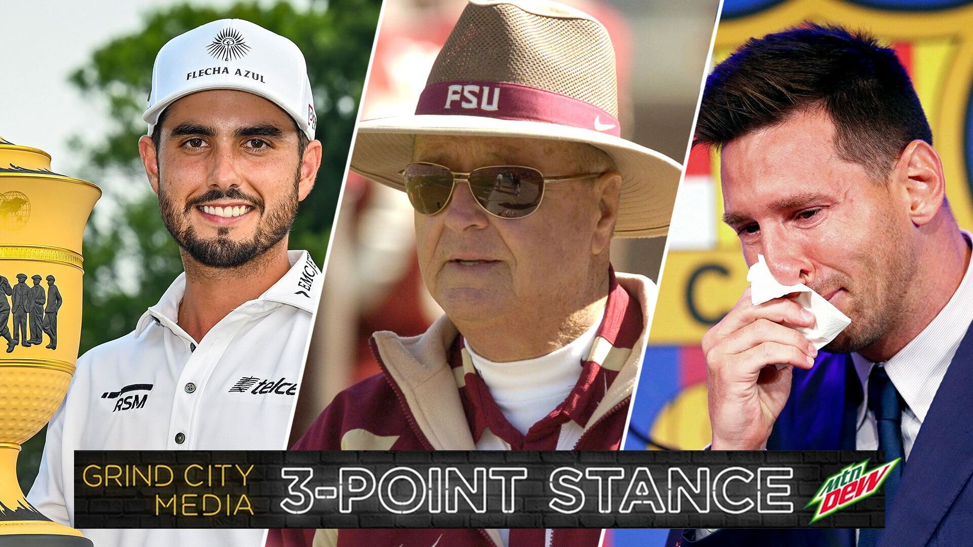 3-Point Stance: WGC FedEx St. Jude Invitational, Bobby Bowden, Lionel Messi