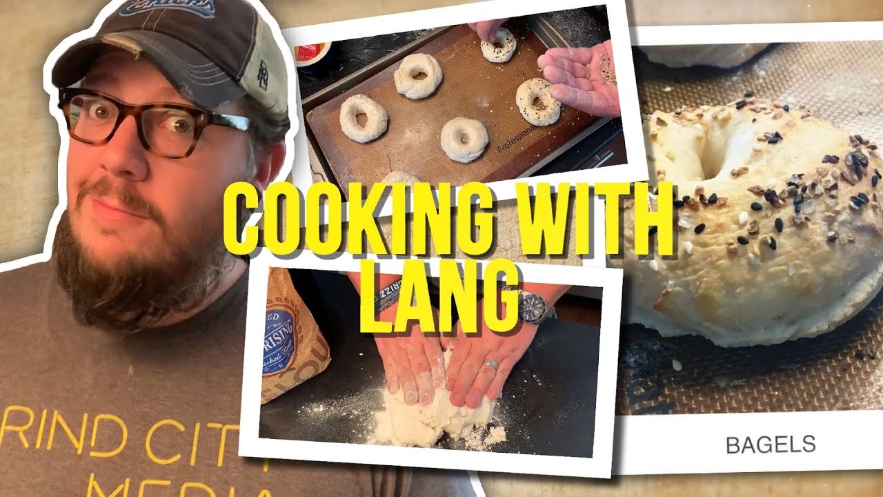 Bake Two-Ingredient Homemade Bagels | Cooking with Lang