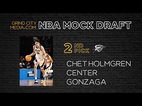 2022 NBA Mock Draft: Chet Holmgren as #2 Pick to Oklahoma City Thunder