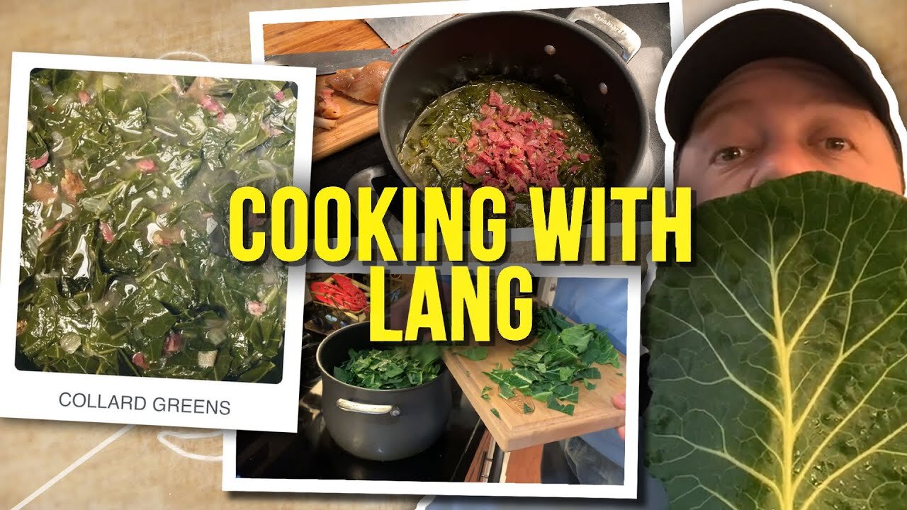 Cooking with Lang: Preparing Flavorful Collard Greens & Ham Hock from Scratch!