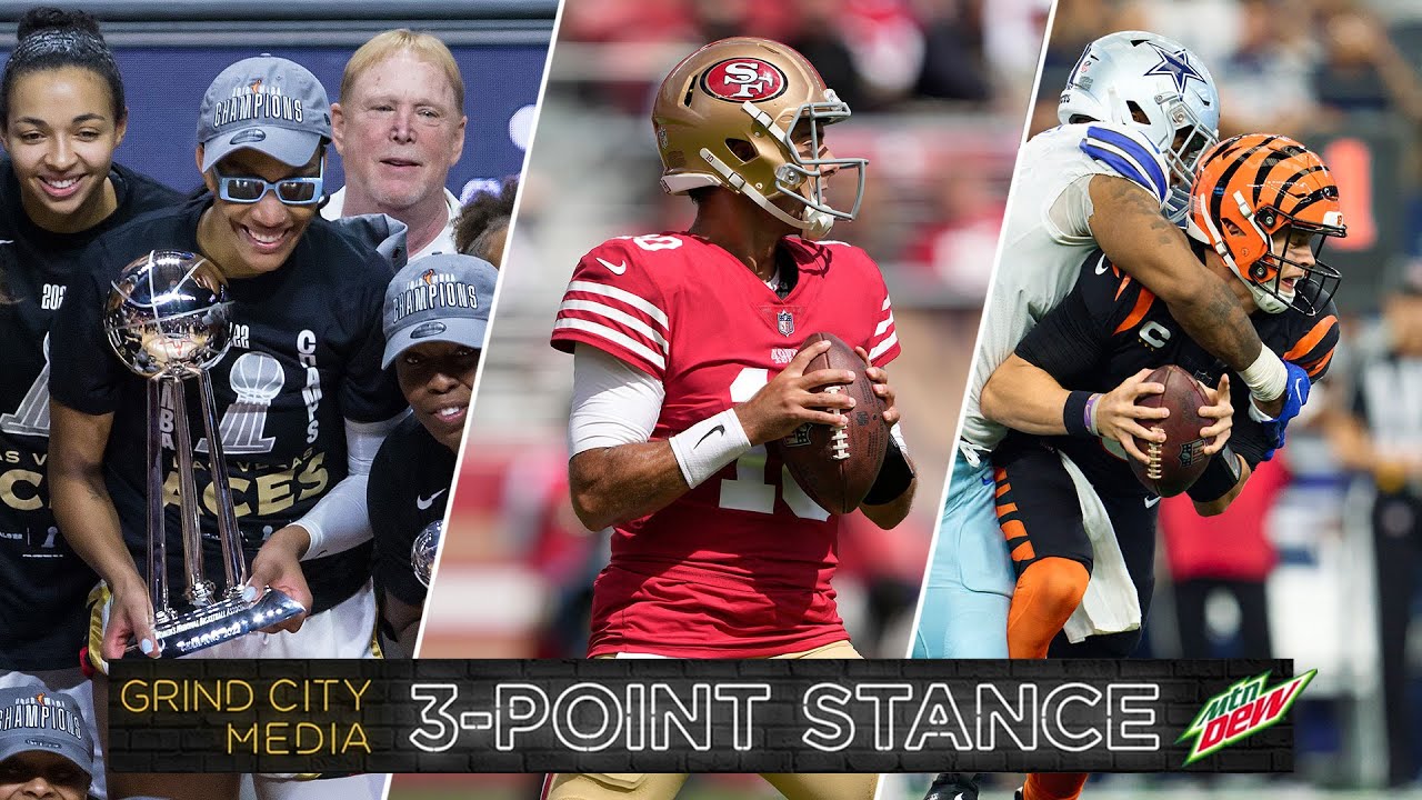 3-Point Stance: Aces win WNBA Finals, 49ers better with Jimmy G? and Biggest surprise in NFL week 2