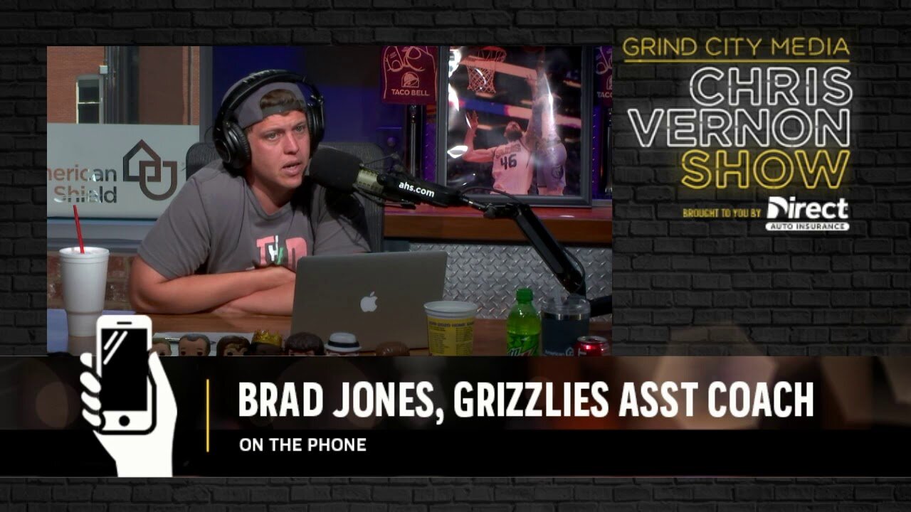 Grizzlies Asst. Coach Brad Jones talks players, Jerry Sloan & more | Chris Vernon Show – 5/27/20