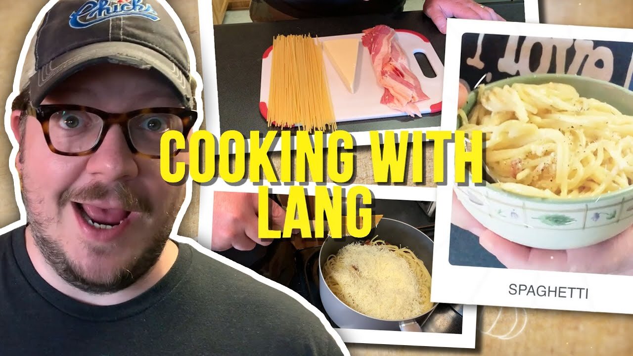 Cooking with Lang: Cheese & Bacon Spaghetti from Scratch