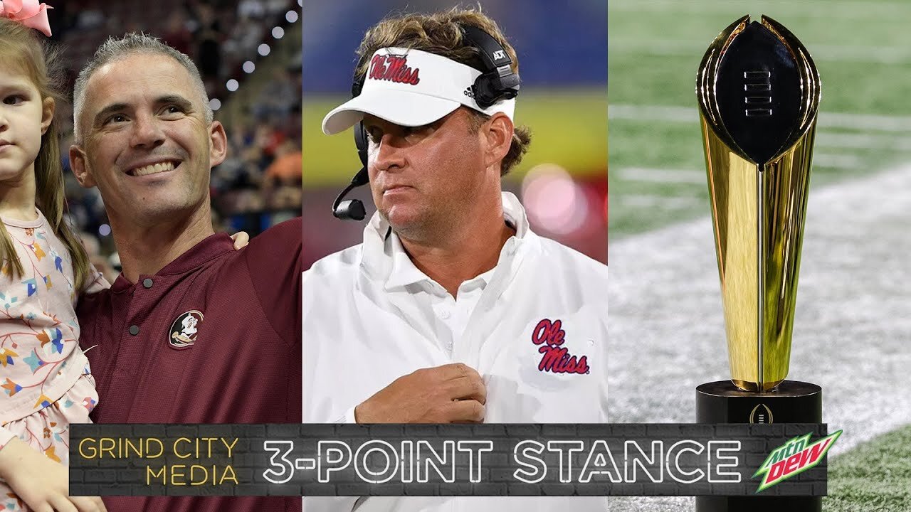 Mike Norvell to FSU, Lane Kiffin heads to Ole Miss, CFB Selection Committee | 3-Point Stance – Ep 9