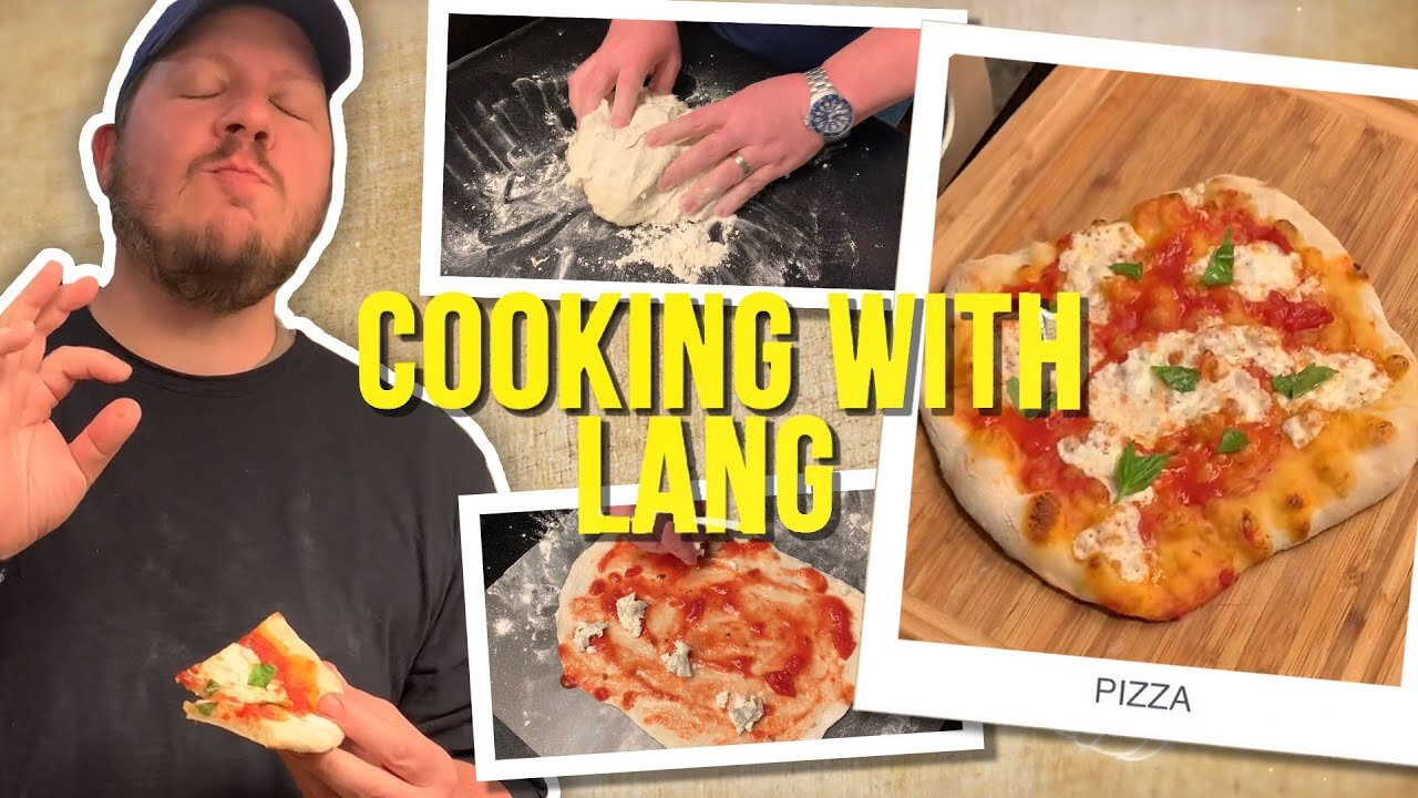 How to Prepare Homemade Pizza from Scratch | Cooking with Lang