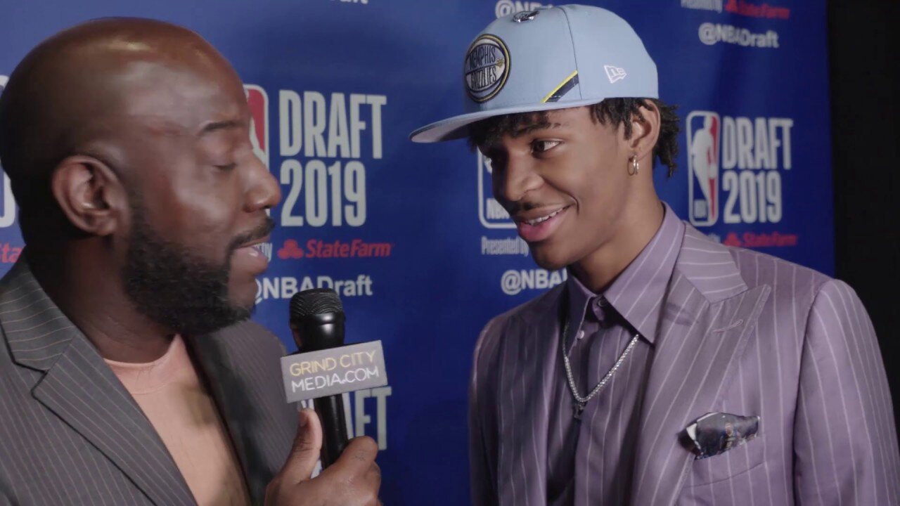 Ja Morant reacts to second overall pick in 2019 NBA Draft