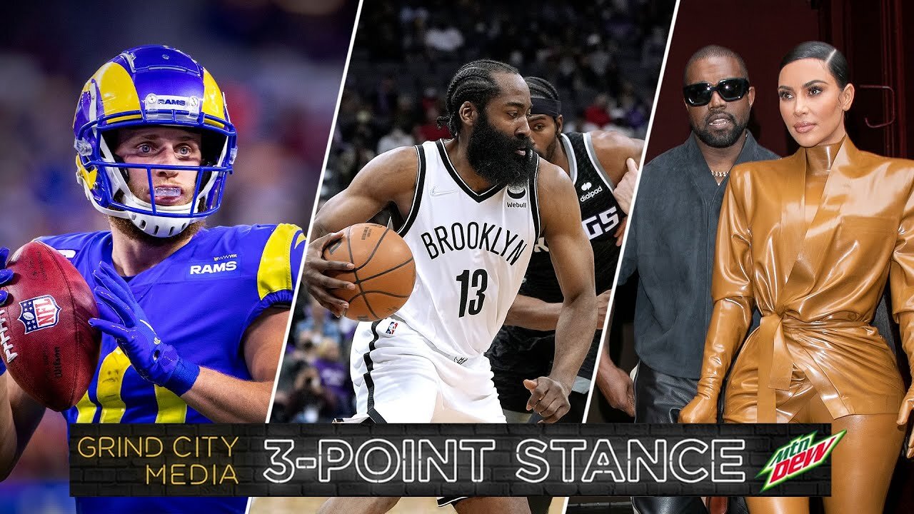 3-Point Stance: Super Bowl picks, Will James Harden stay with the Nets, Ye/Kim Kardashian drama