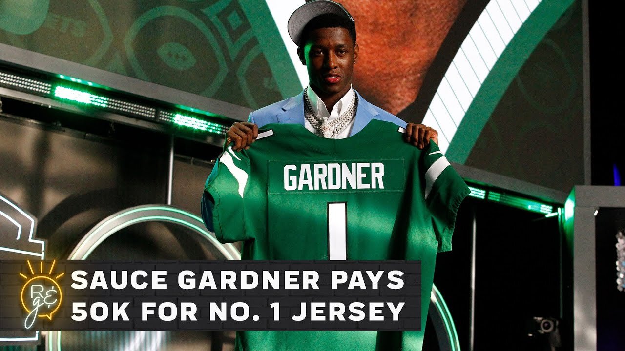 Jets Rookie Sauce Gardner Pays 50k for No. 1 Jersey | Rise & Grind