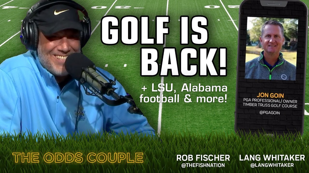 2020 College Football Odds, Analysis + PGA Tour talk ft. Jon Goin | The Odds Couple