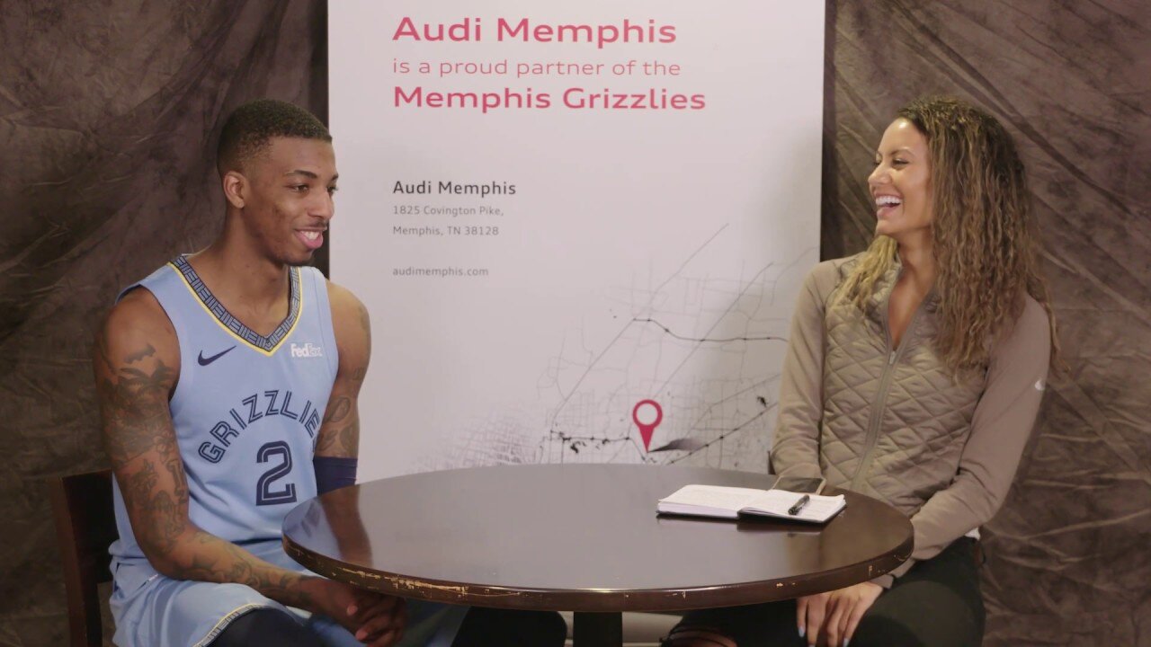 Delon Wright on Grizzlies organization, Memphis with Alexis Morgan | Audi 1-on-1 Series