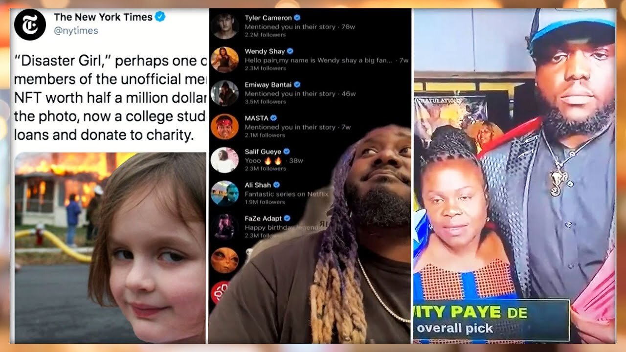 ‘Disaster Girl’ Sells NFT, T-Pain Discovers “Requests” Folder, Kwity Paye Retires Mom | Rise & Grind