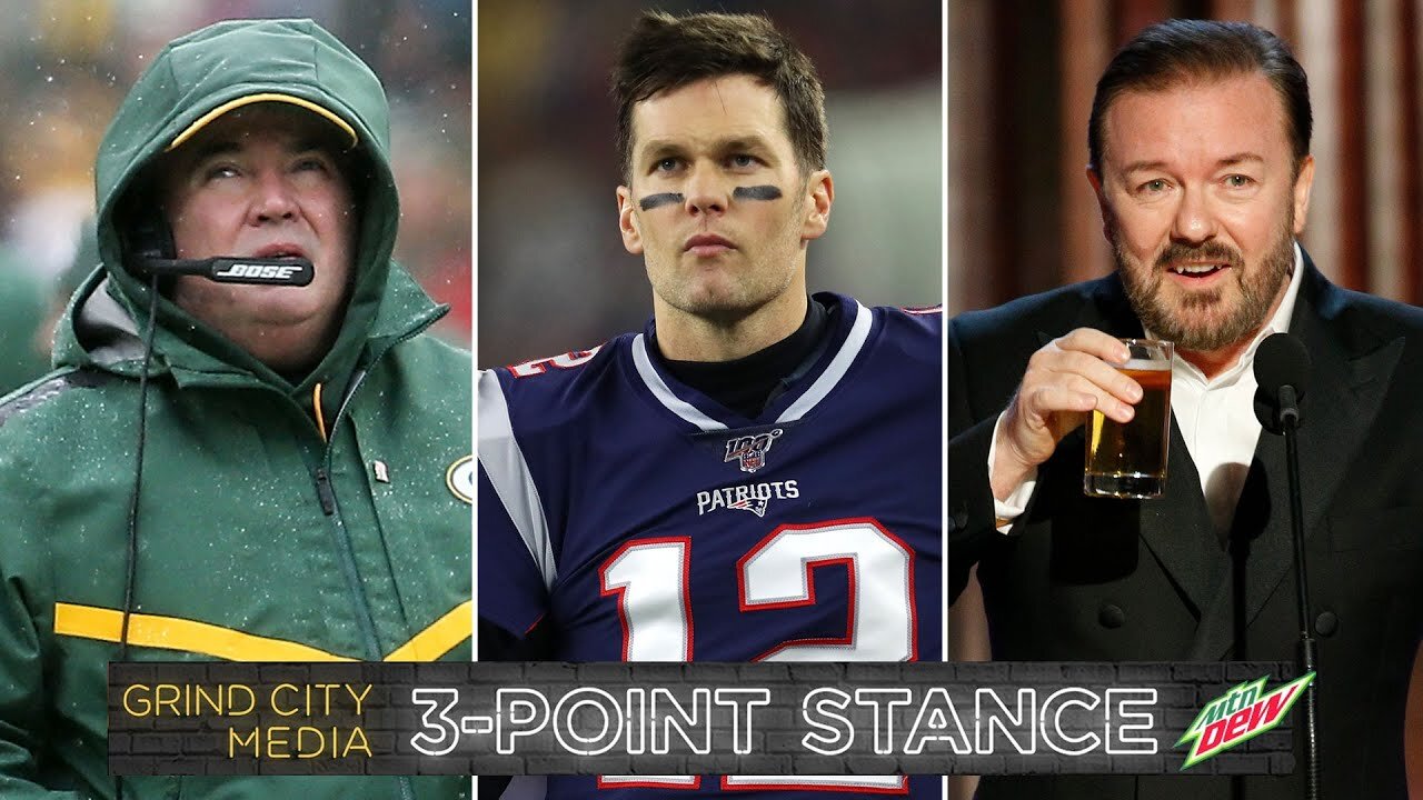 Mike McCarthy to Cowboys, NFL Playoffs Surprises, Golden Globe Awards | 3-Point Stance – Ep 11