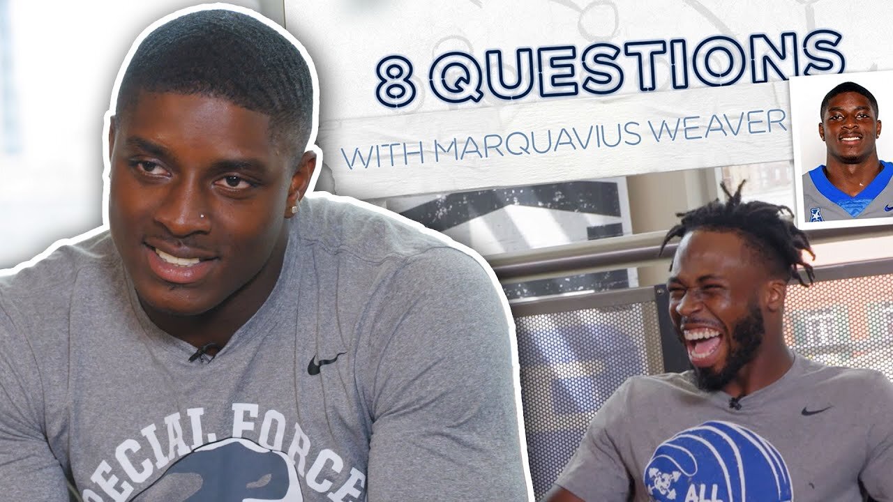 Memphis Tigers Running Back Marquavius Weaver Plays 8 Questions!