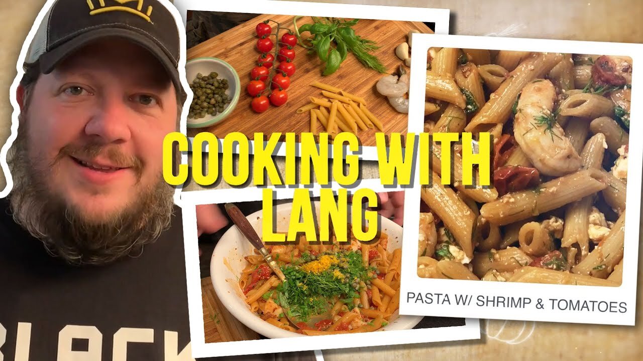 Cooking with Lang: Preparing Shrimp Pasta with Cherry Tomato Sauce