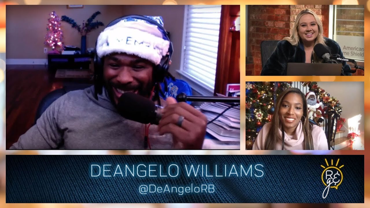 Rise & Grind: Christmas Trees, Taylor Jenkins, DeAngelo Williams