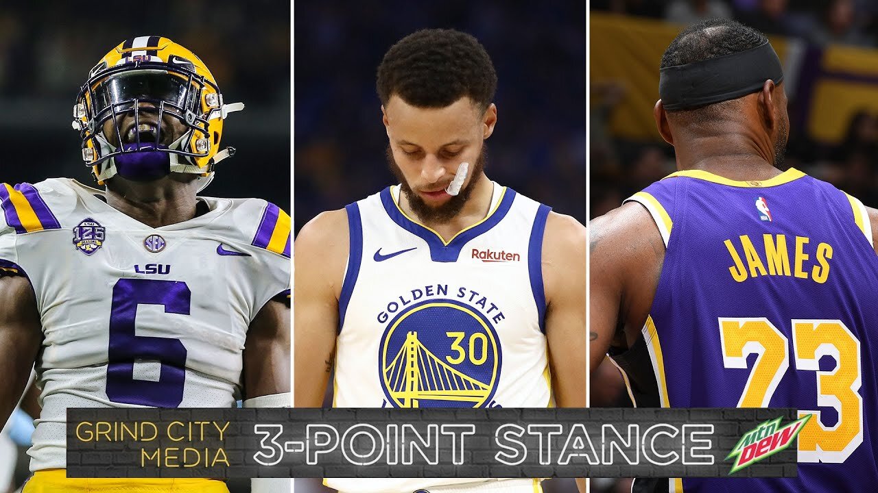 LSU #1 in the country, Winless Warriors, and should LeBron go bald? | 3-Point Stance – Ep. 3