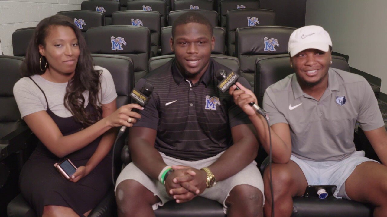 Memphis DL Joseph Dorceus joins the GCM hot seat | Memphis Football Media Days