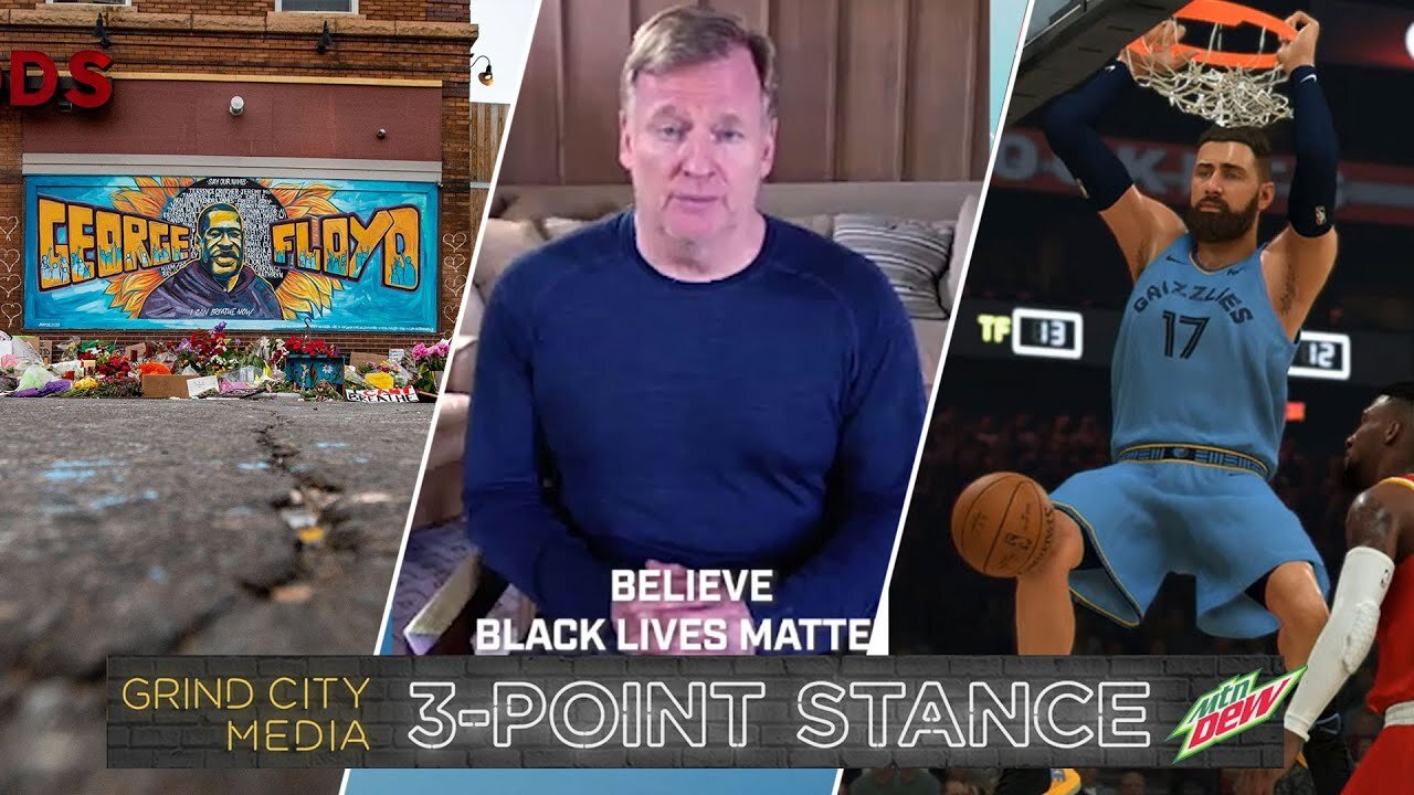 George Floyd Protests, NFL Roger Goodell’s statement, NBA using 2K crowd noise | 3-Point Stance