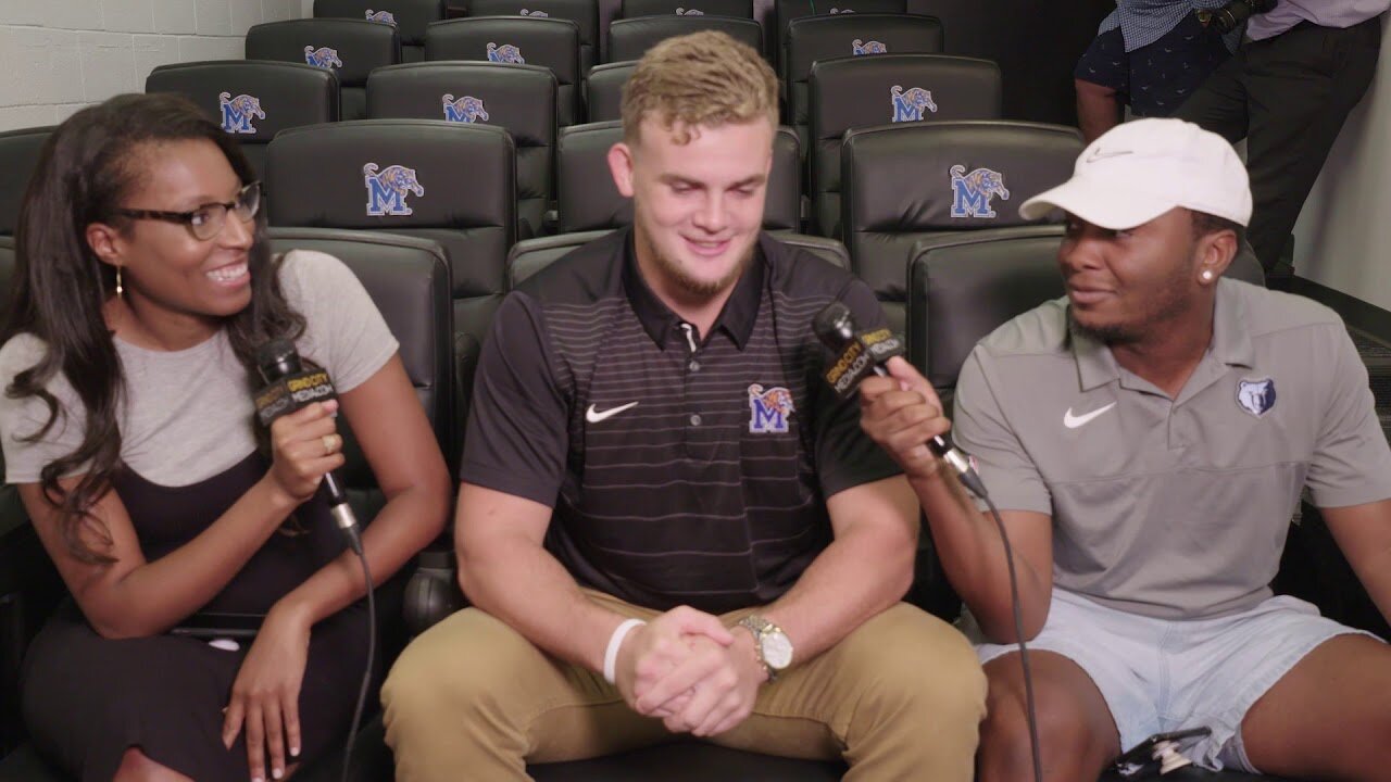 Memphis TE Joey Magnifico joins the GCM hot seat | Memphis Football Media Days