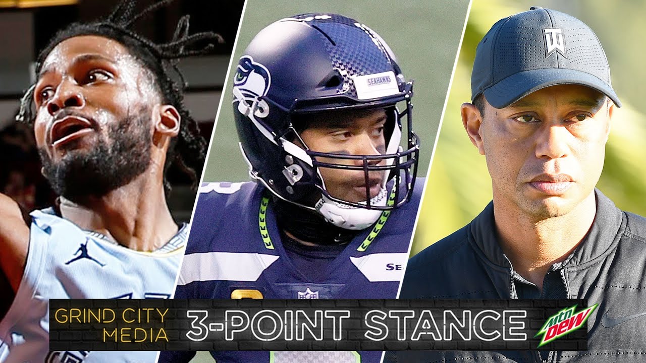 3-Point Stance: Grizz Demolish Rockets by 49, Russell Wilson Wants Out, Tiger Woods Car Crash