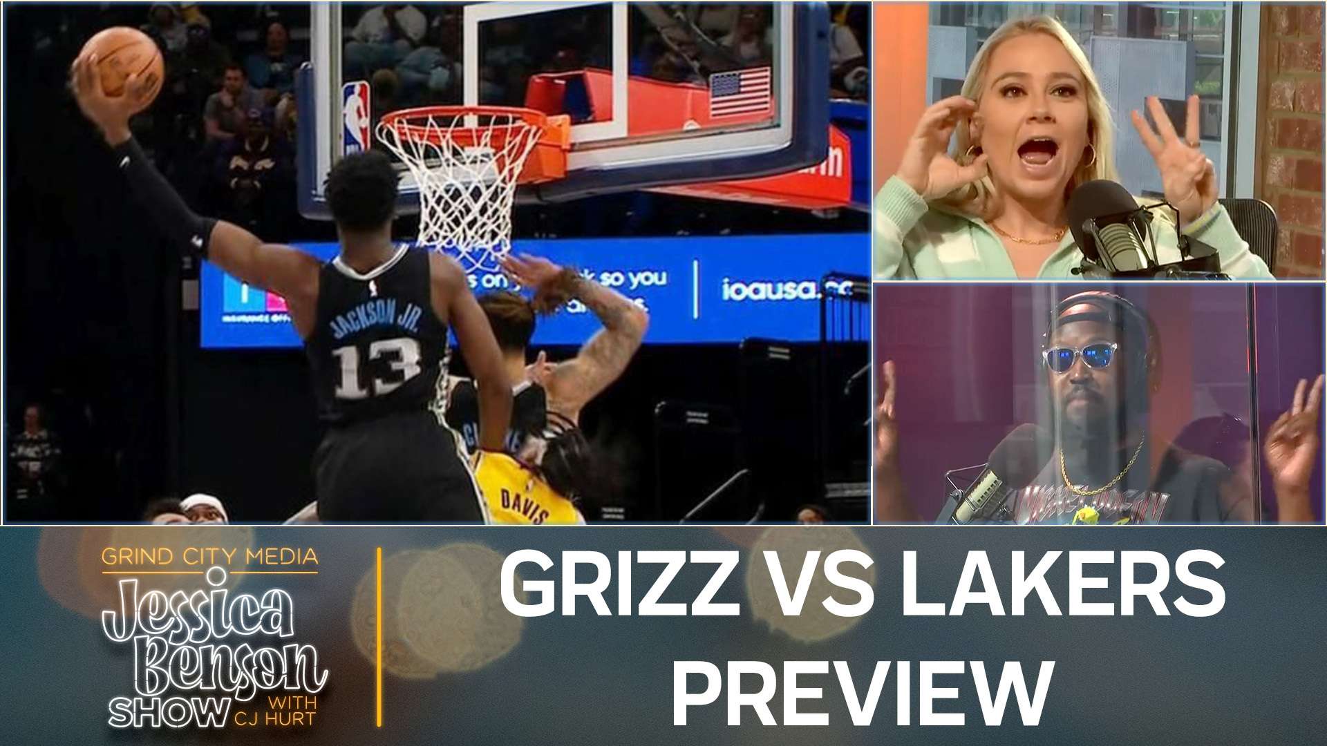 Jessica Benson Show: Grizz vs Lakers Preview, ChatGPT Sermons and Turtleneck Hate