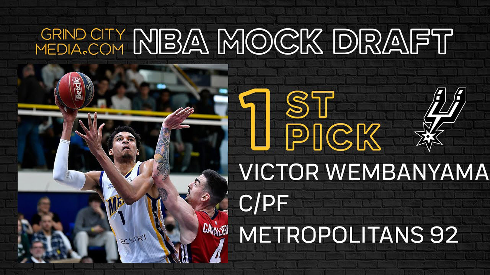 San Antonio Spurs #1 Pick Victor Wembanyama | 2023 NBA Mock Draft