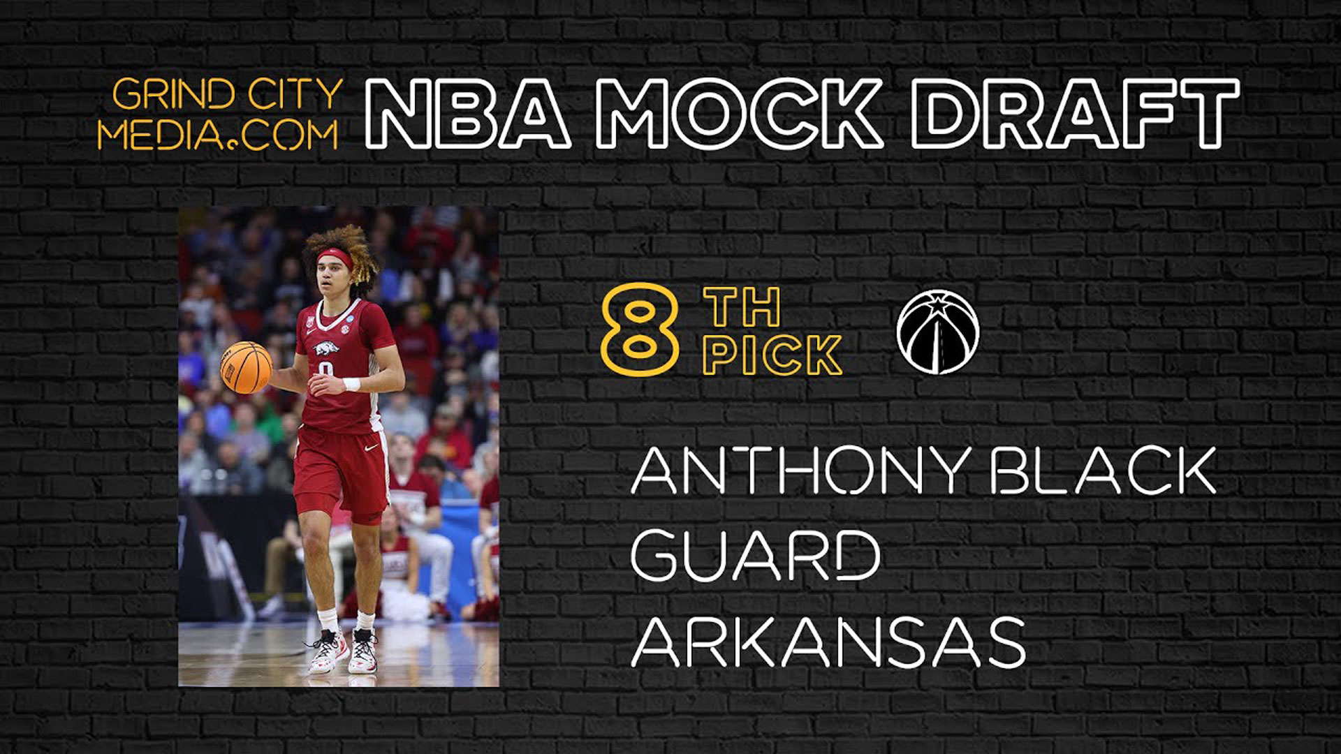 Washington Wizards #8 Pick Anthony Black | 2023 NBA Mock Draft