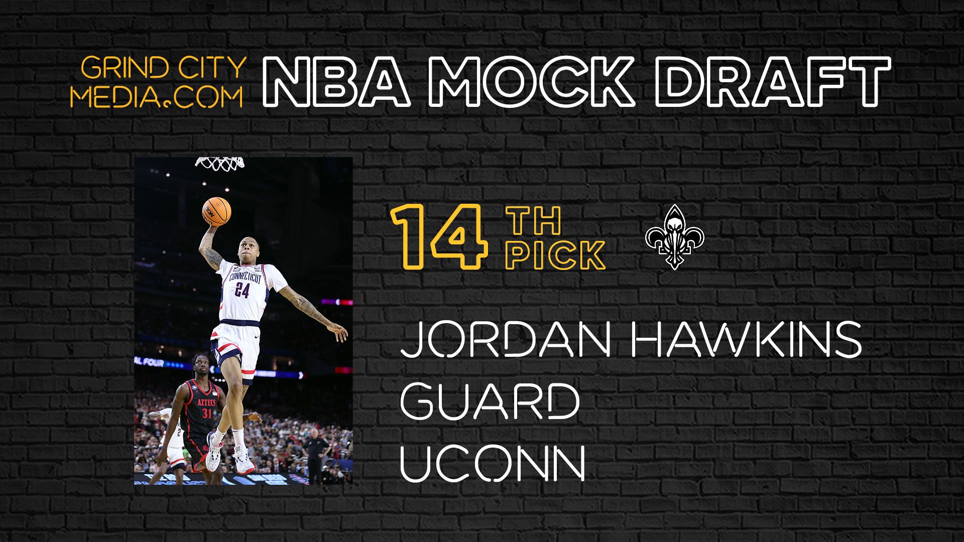 New Orleans Pelicans #14 Pick Jordan Hawkins | 2023 NBA Mock Draft