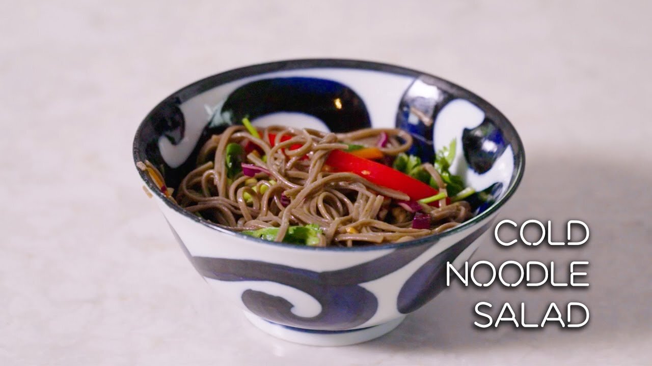 Cold Noodle Salad Recipe | Cooking With Lang