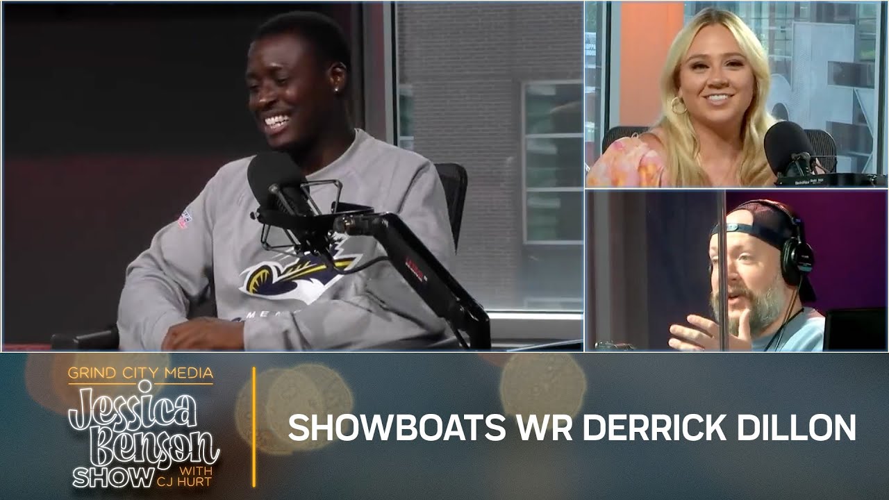 Jessica Benson Show | Heat even series, & Showboats WR Derrick Dillon in-studio