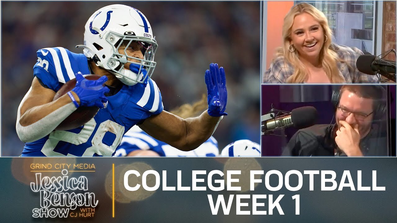 Jessica Benson Show | TV Tuesday, NFL Depth Charts, College Football Week 1