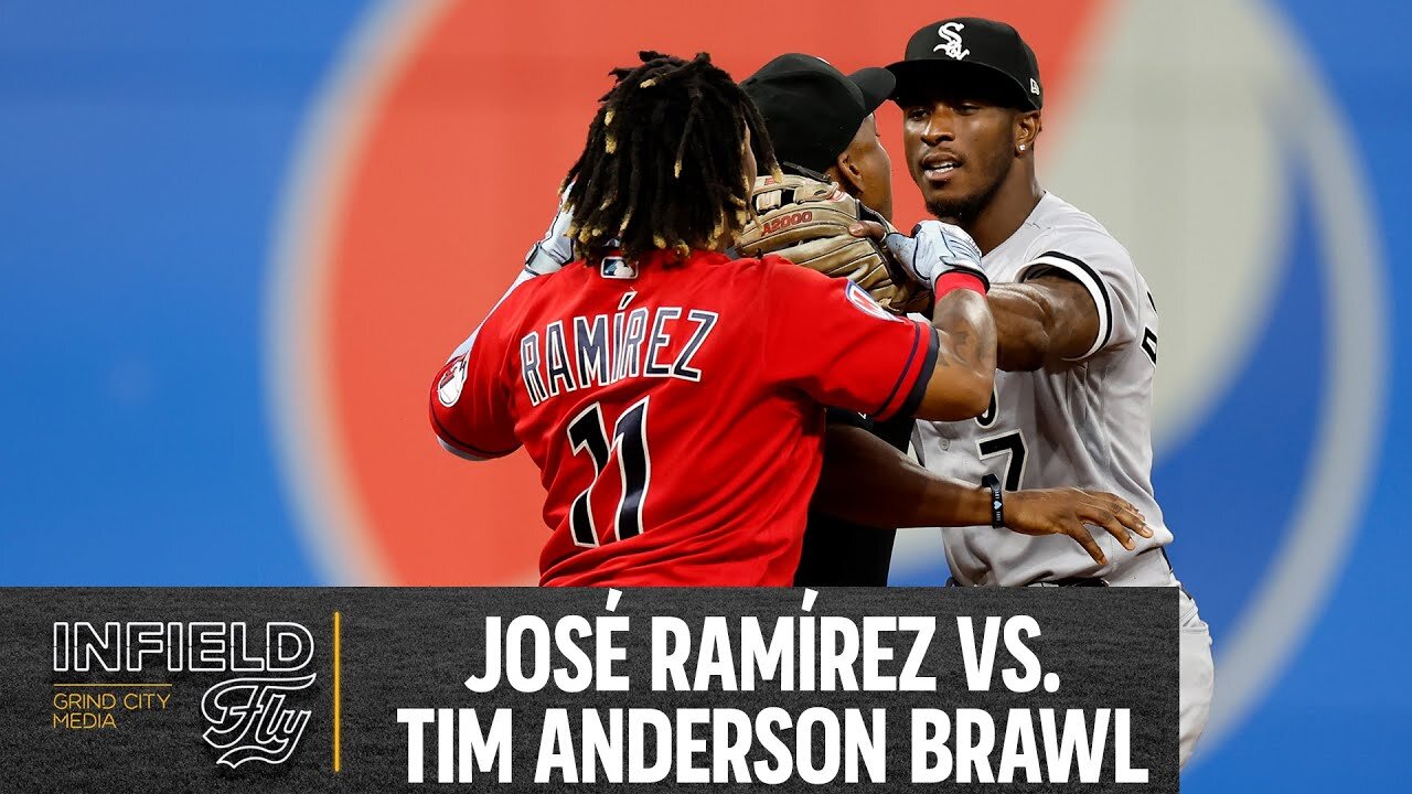 Reacting to MLB’s EPIC brawl between José Ramírez and Tim Anderson | Infield Fly