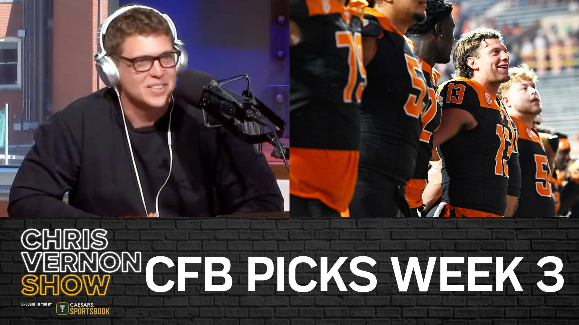 Chris Vernon Show | Tigers Escape Navy, Brian Edwards CFB Picks Week 3, Vinnie Verno