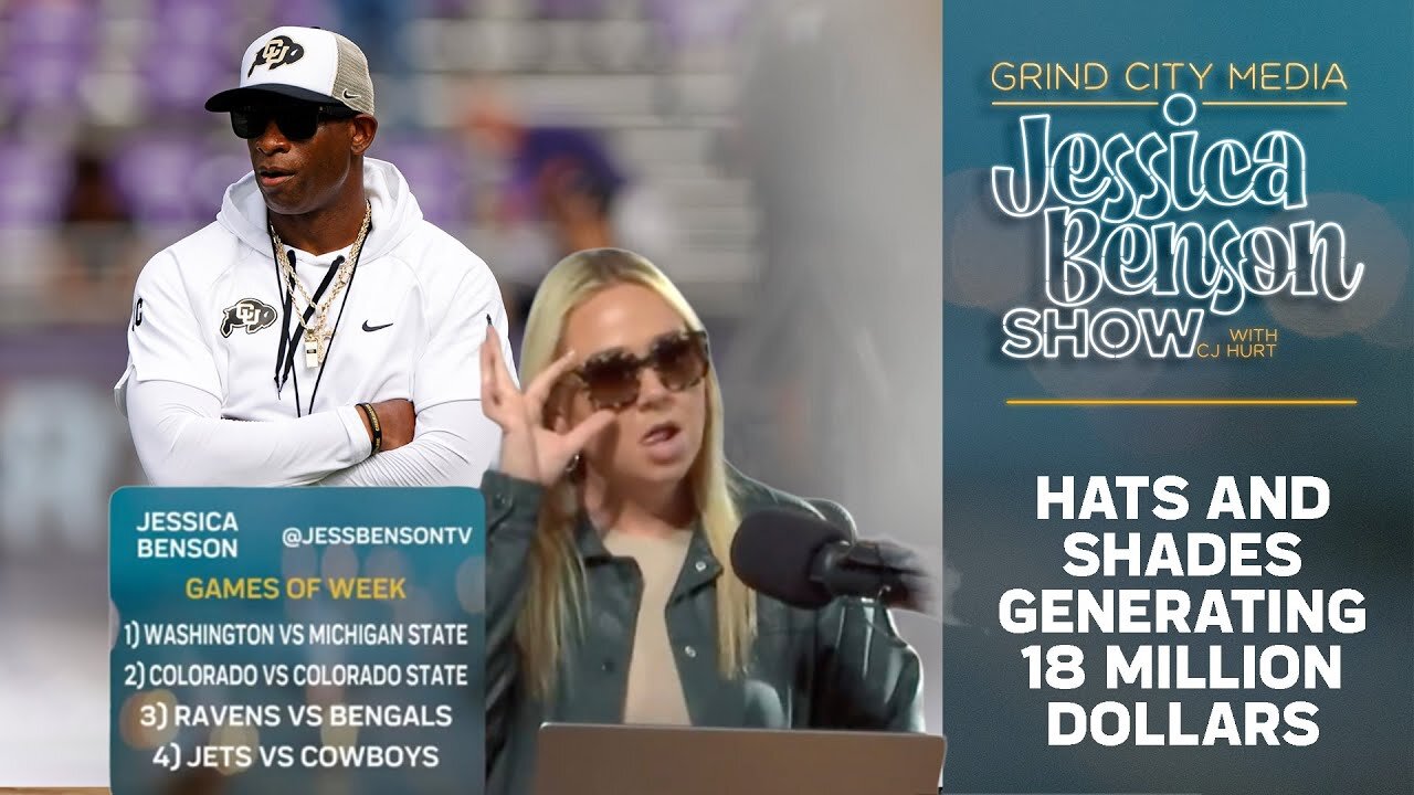 Deion’s Hat and Glasses Are Money Making Machine | Jessica Benson Show