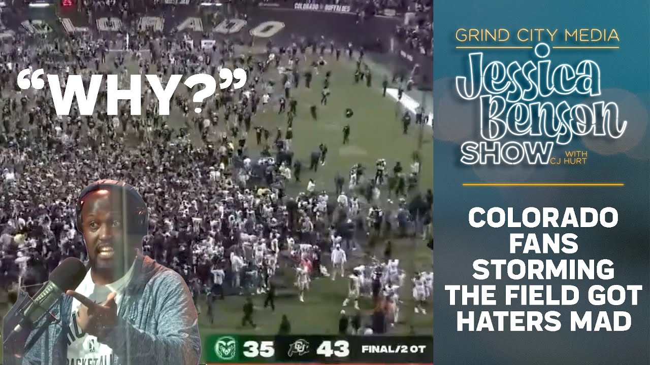 Colorado Fan’s Storms The Field After Two Overtime | Jessica Benson Show