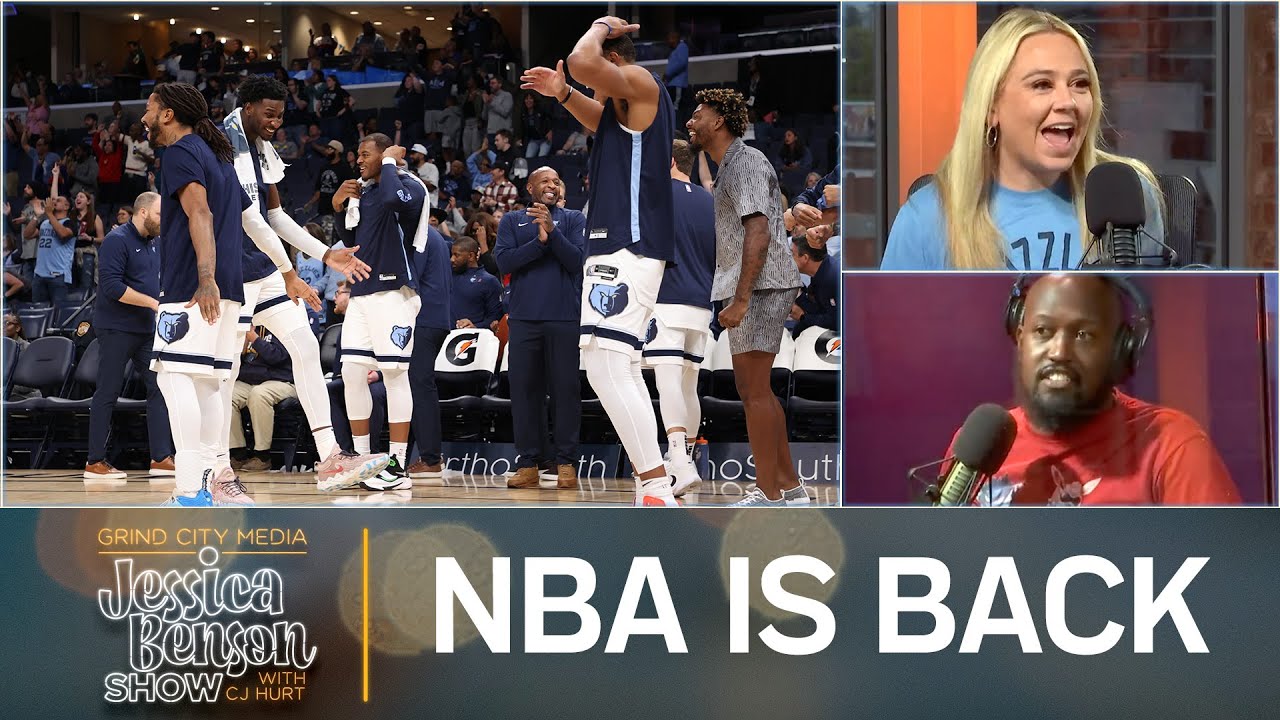 Jessica Benson Show | NBA IS BACK, Grizzlies w/o Steven Adams, Michigan Stealing Signs