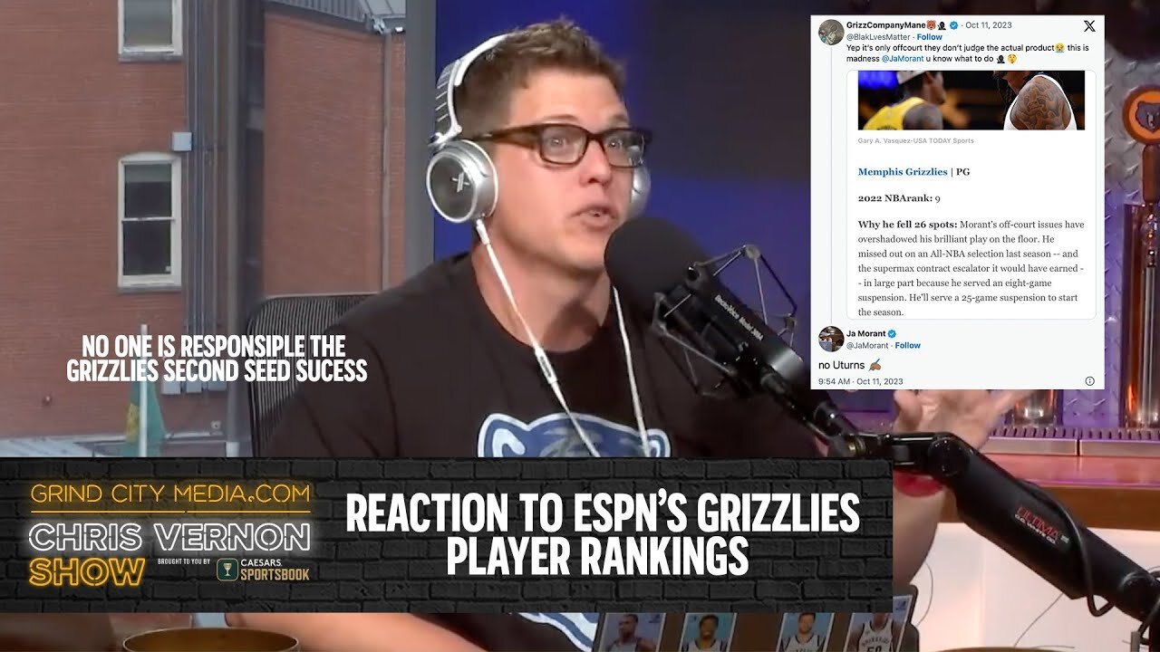 No One Is Responsible For The Grizzlies 2nd Seed | Chris Vernon Show