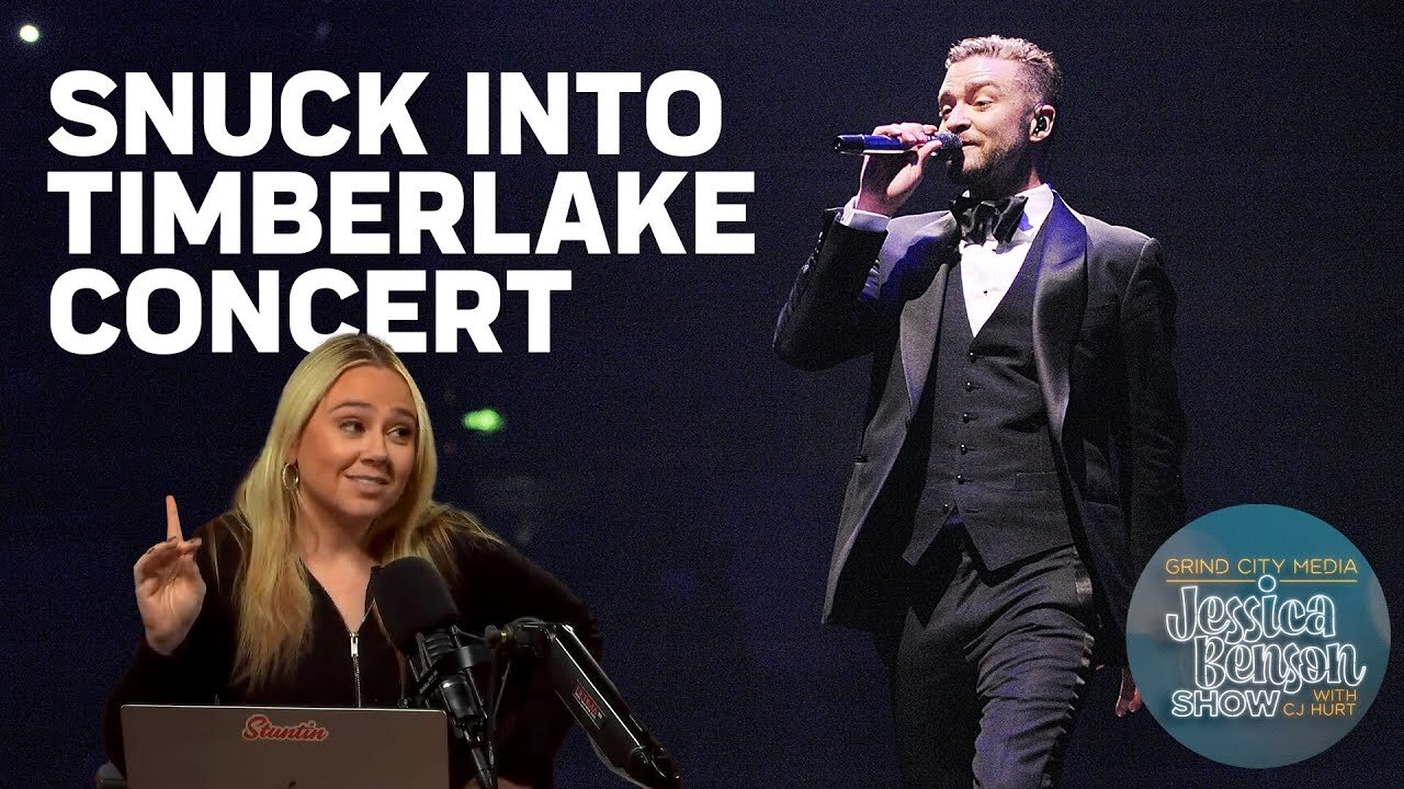 How I Snuck Into a Justin Timberlake Concert | Jessica Benson Show