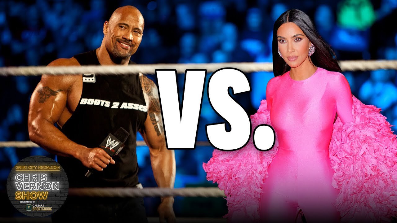 The Rock vs. Kim Kardashian: Who’s More Famous? | Chris Vernon Show