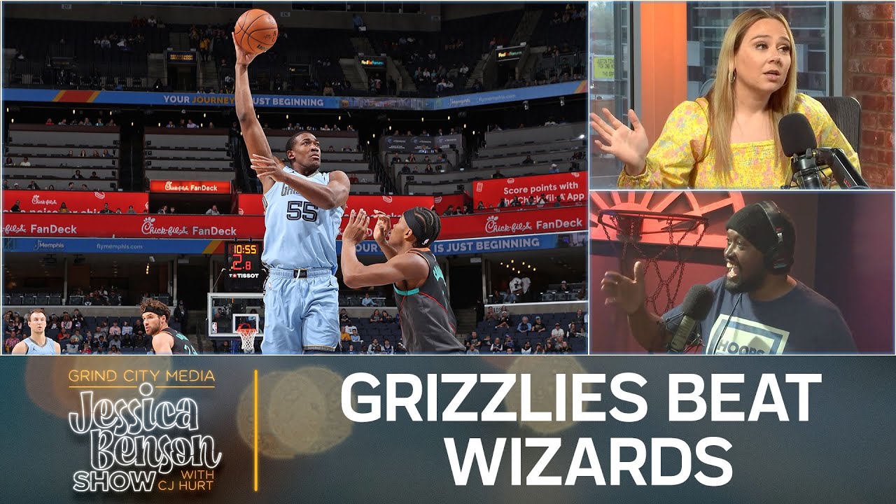 Grizzlies Beat Wizards, Athletes For President, Interview With Anthony Miller | Jessica Benson Show