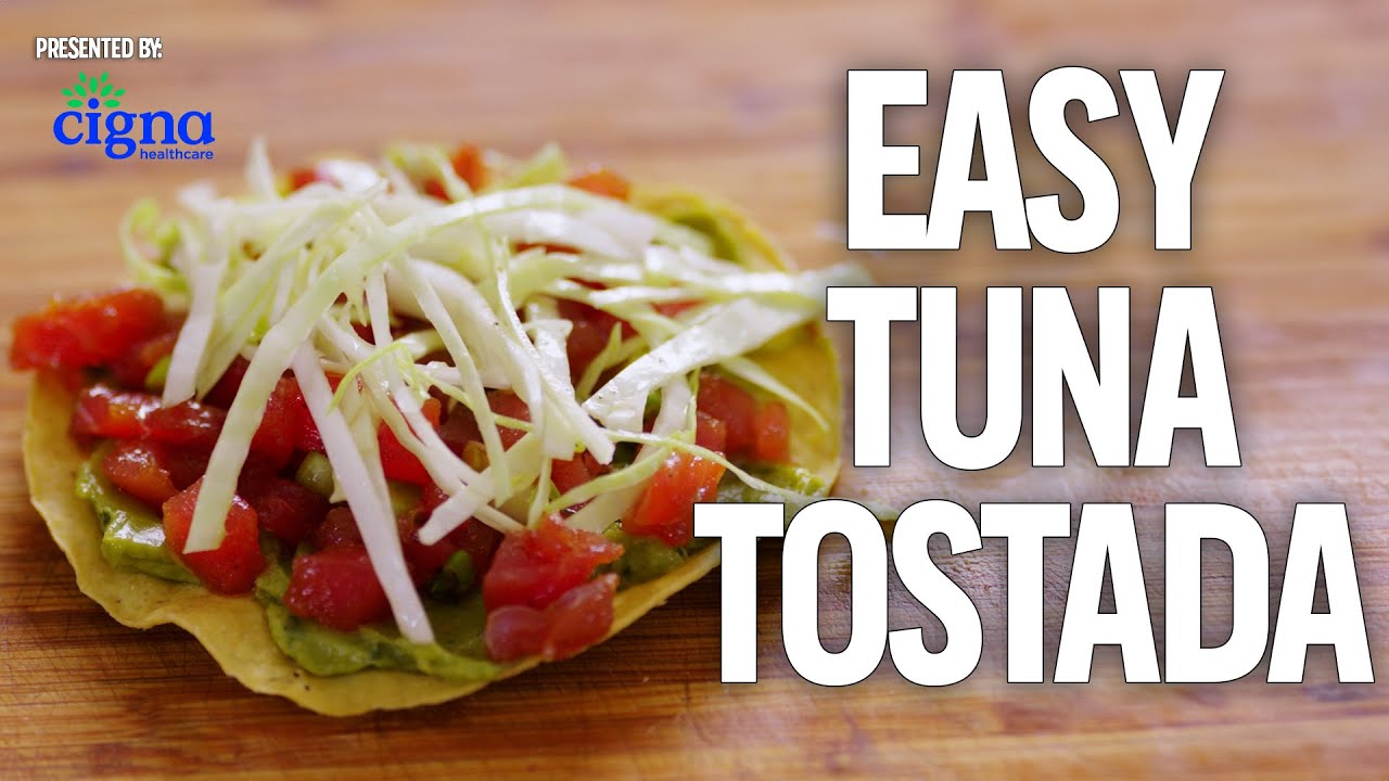 Easy Tuna Tostada Recipe | Cooking with Lang