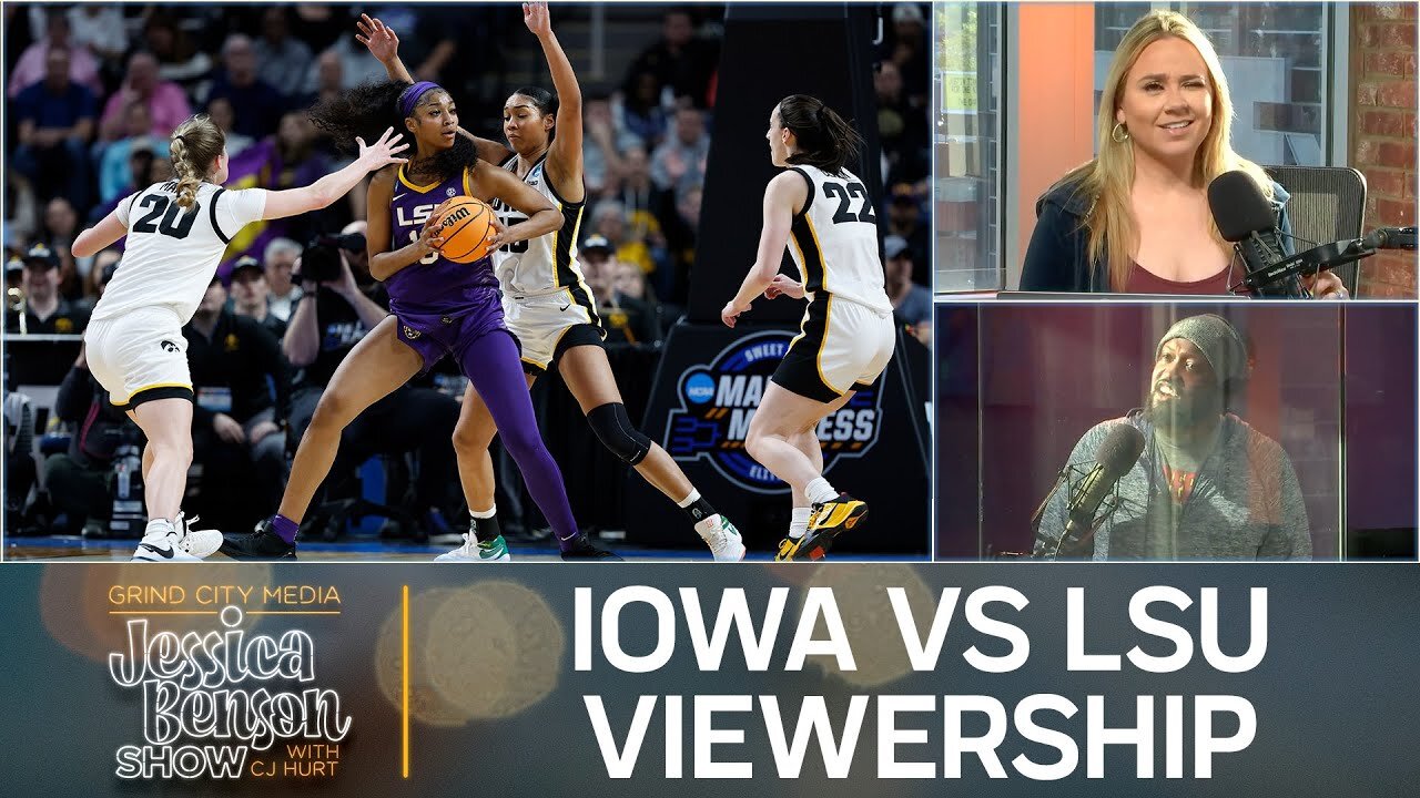 Iowa v. LSU Viewership, The Joker v. Wemby, Double Story Time | Jessica Benson Show