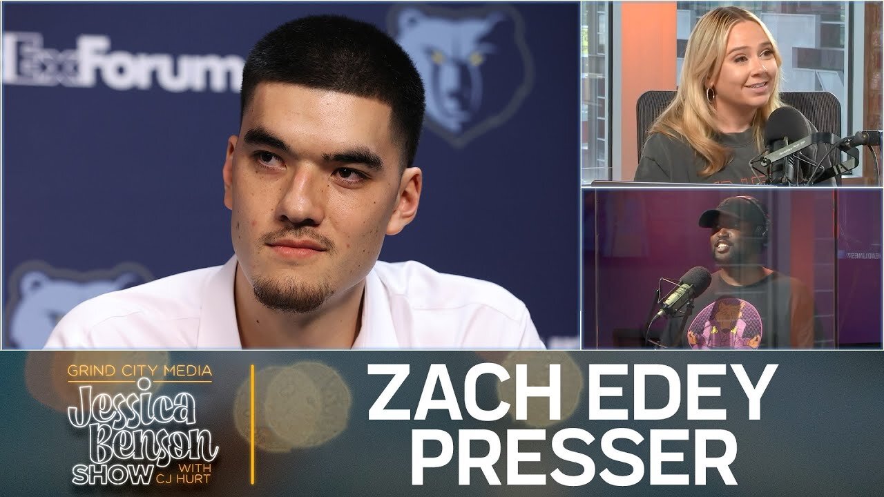 Zach Edey Presser, NBA Free Agency, And CJ's Big Adventure | Jessica Benson Show