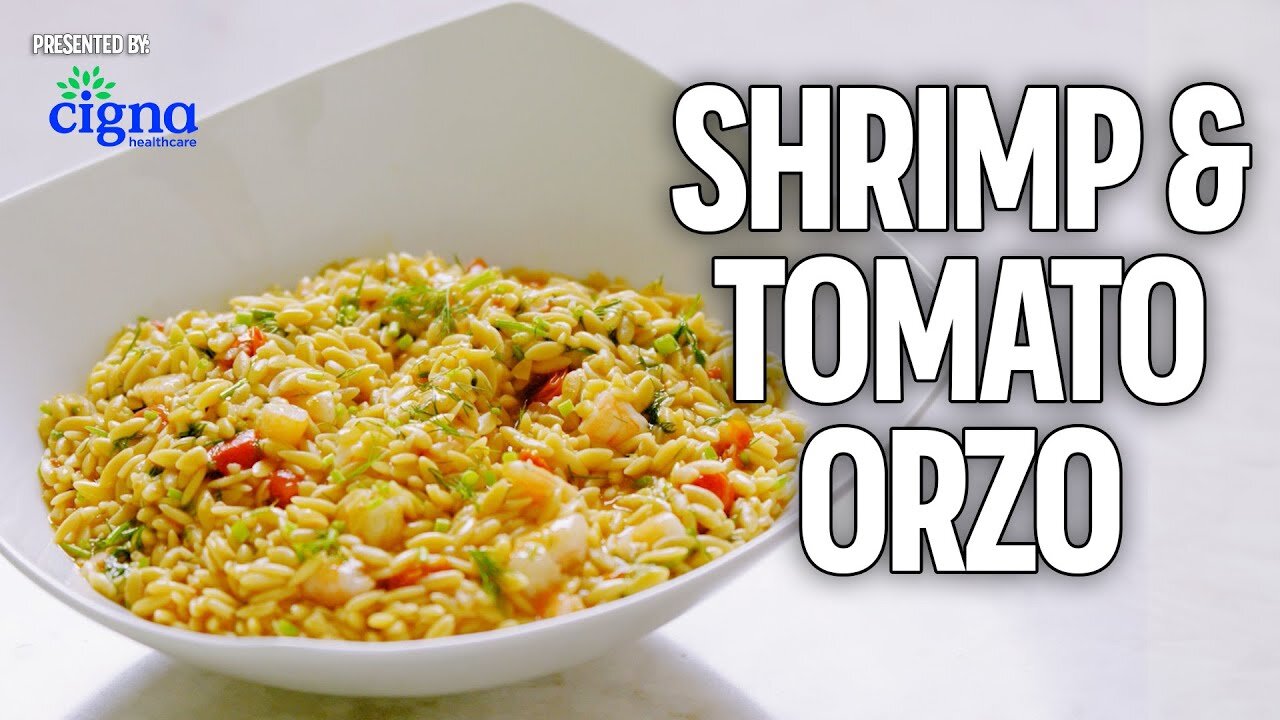 Orzo with Shrimp & Tomato | Cooking with Lang