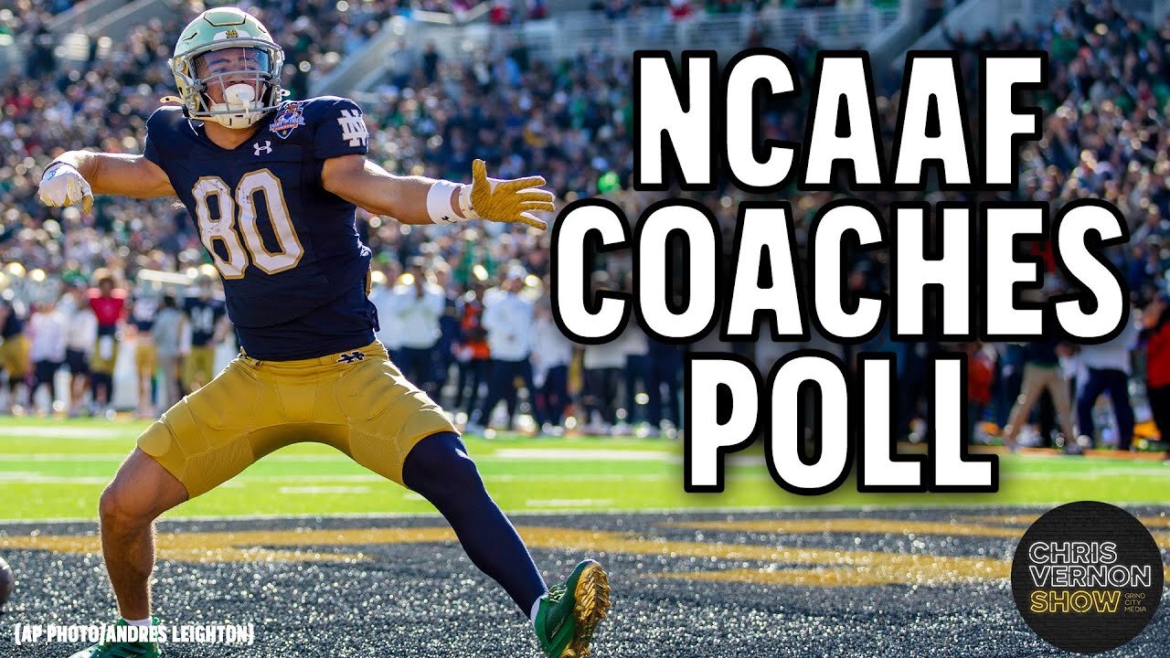 NCAA College Football Coaches Poll | Chris Vernon Show