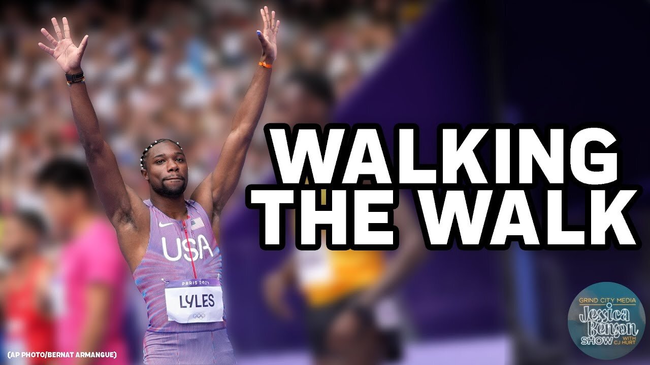 Noah Lyles backed everything up   | Jessica Benson Show