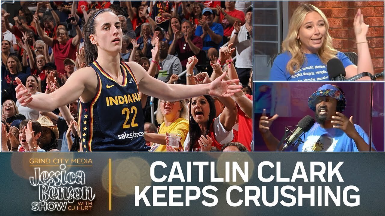 Caitlin Clark Breaks More Records, Memphis Wins At FSU, Saints Smash Cowboys | Jessica Benson Show