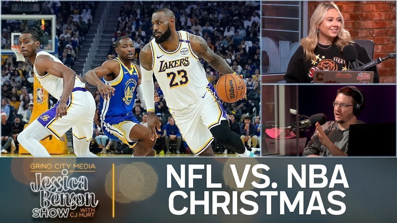 Deck The Halls! Beyonce Bowl, NFL vs NBA Christmas, Grizzlies vs Raptors | Jessica Benson Show