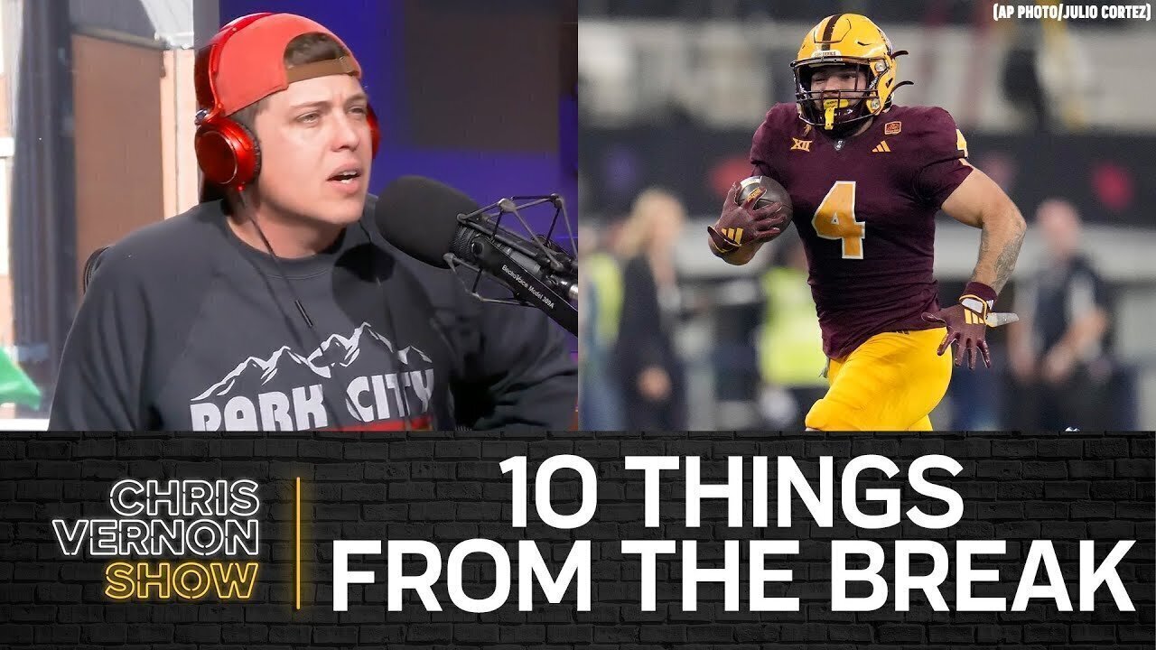 Texas/ASU Classic, NBA All-Star Voting, Ohio St Routs Oregon, 10 Things | Chris Vernon Show