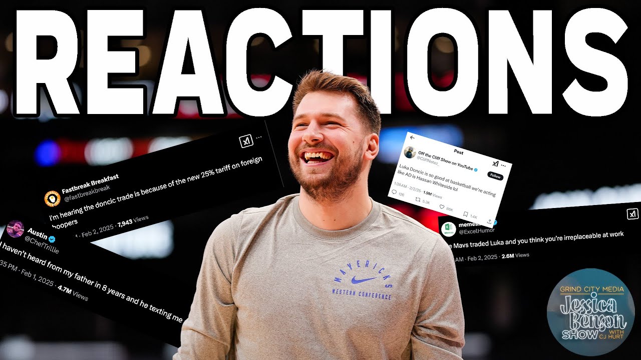 Funniest Tweets about the Luka Doncic Trade   | Jessica Benson Show